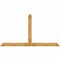 Ekena Millwork Portland Rough Sawn Timber Gable Bracket, Western Red Cedar, 108"W x 58"H x 4"D x 6"F, 13/12 Pitch GBW108X58X0406POR00RWR - alternate 1